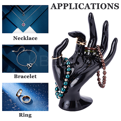Plastic Ring Display Hand Model RDIS-WH0004-03A-1