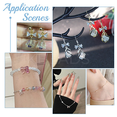 30Pcs 6 Colors Brass Cubic Zirconia Charms KK-PH0005-66-1