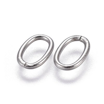 Tarnish Resistant 304 Stainless Steel Open Jump Rings X-STAS-L221-18P-1