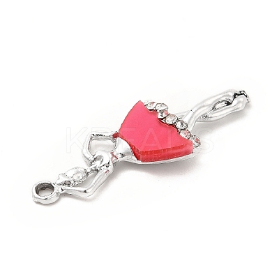 Rack Plating Alloy Enamel Pendants LS-ENAM-M051-03P-C-1