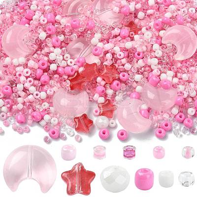 Mixed Styles Glass Beads Strands EGLA-FS0002-63D-1