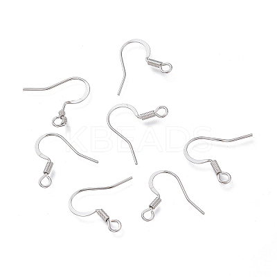 Brass Earring Hooks KK-H102-01P-1