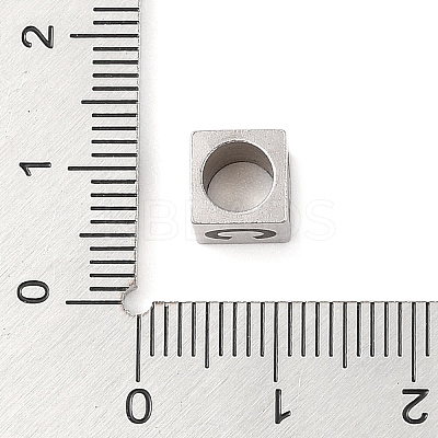 Tarnish Resistant 201 Stainless Steel European Beads LS-STAS-M058-01C-P-1