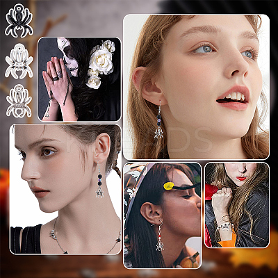 60Pcs 3 Styles Alloy Pendants FIND-SC0004-39-1