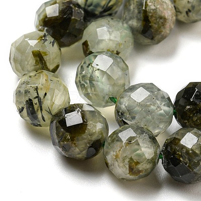 Natural Prehnite Beads Strands LS-G-G457-8mm-03F-01-1