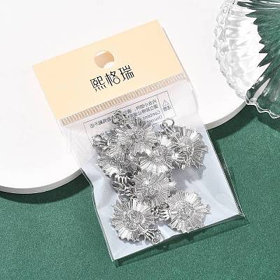 SHEGRACE Brass Micro Pave Clear Cubic Zirconia Pendants XGRQ2C491-405P-1