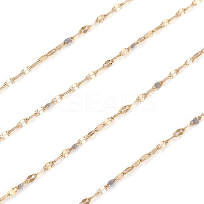 Handmade 304 Stainless Steel Dapped Chains CHS-D026-16J-G-1