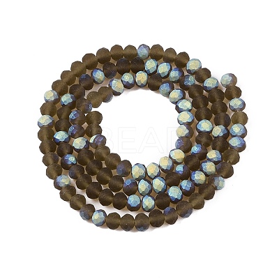 Transparent Glass Beads Strands EGLA-A044-T4mm-MB16-1