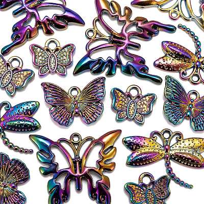 16Pcs 4 Style Alloy Pendants FIND-LS0001-23MC-1