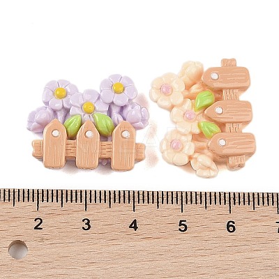 Opaque Resin Decoden Cabochons CRES-M033-03-1