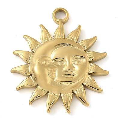 Ion Plating(IP) 304 Stainless Steel Pendants STAS-B075-10G-04-1