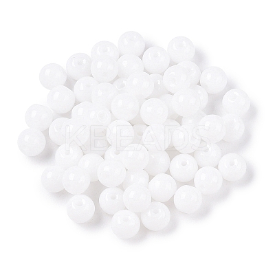 Opaque Baking Paint Glass Beads DGLA-T004-02A-1