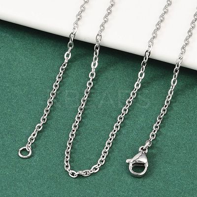 Non-Tarnish 304 Stainless Steel Necklace MAK-K004-09P-1