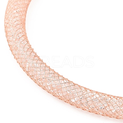 Brass Mesh Chain Bracelets for Women DIY-B066-02G-04-1