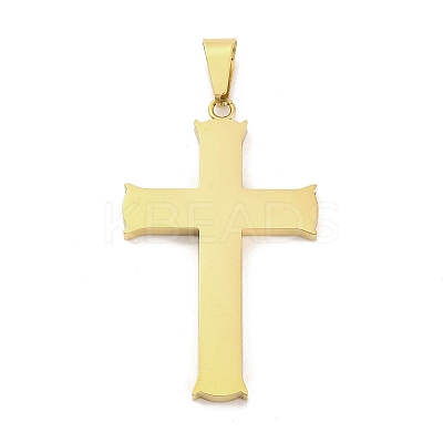 PVD Vacuum Plating 304 Stainless Steel Pendants STAS-Z080-10G-1