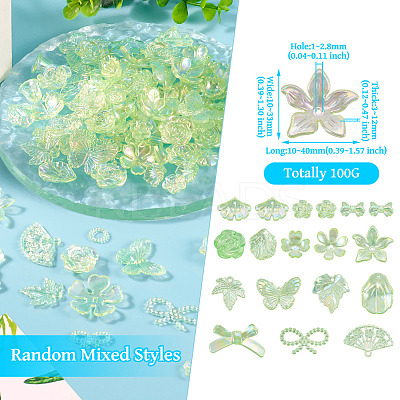 100G DIY Baroque Jewelry Making Finding Kit DIY-TA0010-85F-1