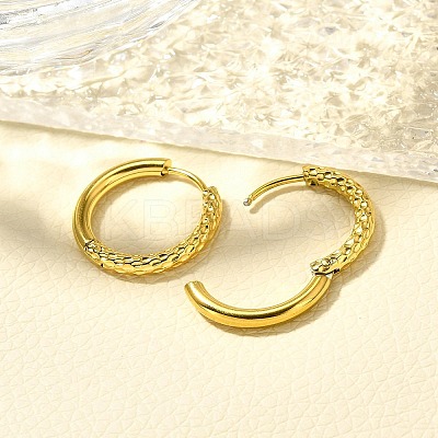 304 Stainless Steel Hoop Earrings for Women EJEW-M068-16C-G-1