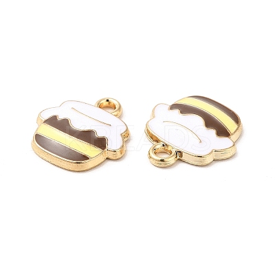 Alloy Enamel Pendants ENAM-C005-16G-1