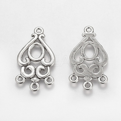 Alloy Teardrop Chandelier Component Links X-EA9733Y-1