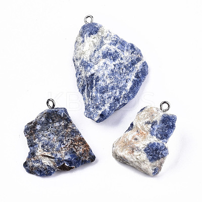 Natural Sodalite Pendants G-N332-022-05-1