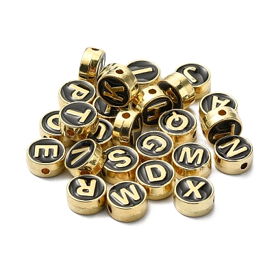 26Pcs 26 Style Alloy Enamel Beads ENAM-YW0001-90A-1