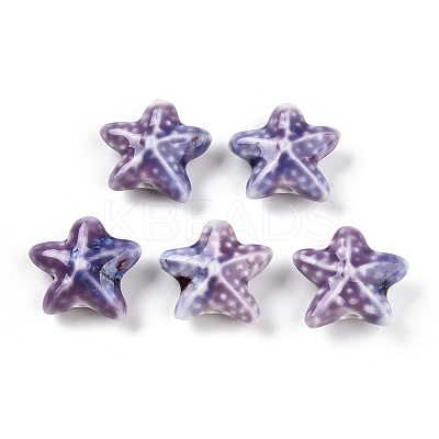 Handmade Porcelain Beads PORC-N008-09D-1
