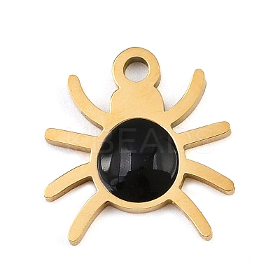Halloween Theme 304 Stainless Steel Charms STAS-C140-02B-G-1