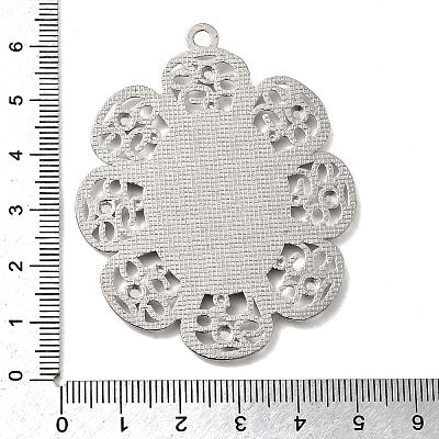 Alloy Pendant Cabochon Settings X-PALLOY-CJX88-P-LF-1