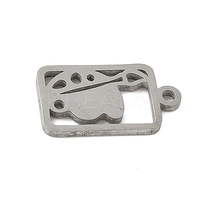 304 Stainless Steel Charms X-STAS-G355-07P-1