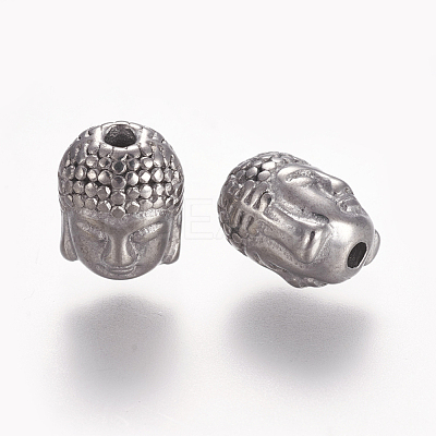 Tarnish Resistant Stainless Steel Beads STAS-P201-01P-1
