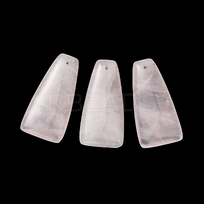 Natural Rose Quartz Pendants G-E596-01D-1