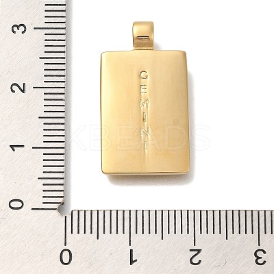 PVD Vacuum Plating 304 Stainless Steel Pendants STAS-S148-31C-G-1