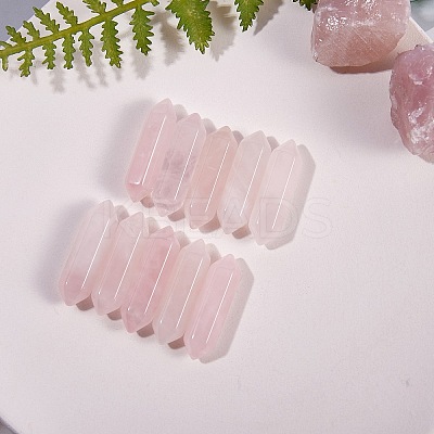 Faceted Natural Rose Quartz Healing Stones G-SZ0001-54-1