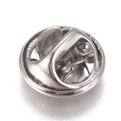 Non-Tarnish 304 Stainless Steel Butterfly Clutches Pin Backs STAS-K189-B04-1