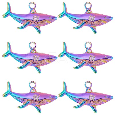Ion Plating(IP) 304 Stainless Steel Pendants STAS-SC0005-81-1