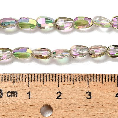 Electroplate Glass Beads Strands EGLA-P064-01B-FR03-1