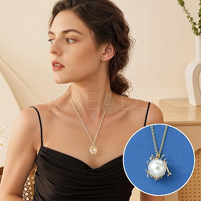 4Pcs 2 Colors Brass Pendants KK-YW0002-83-1