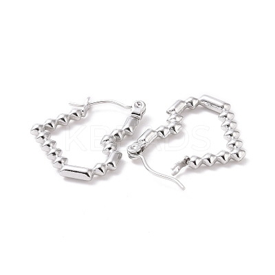 Non-Tarnish 304 Stainless Steel Hoop Earrings for Women EJEW-F287-06P-1