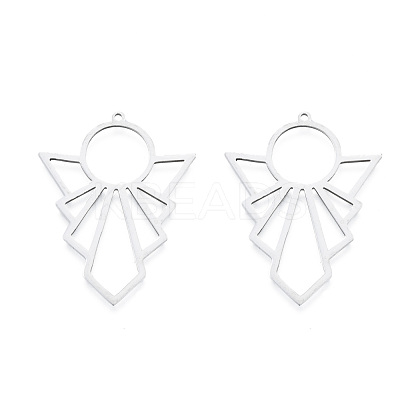 Non-Tarnish 201 Stainless Steel Pendants STAS-N090-LA965-1-1