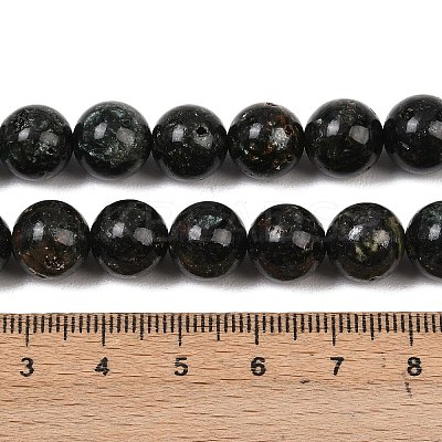 Natural Seraphinite Beads Strands G-H337-A03-05-1
