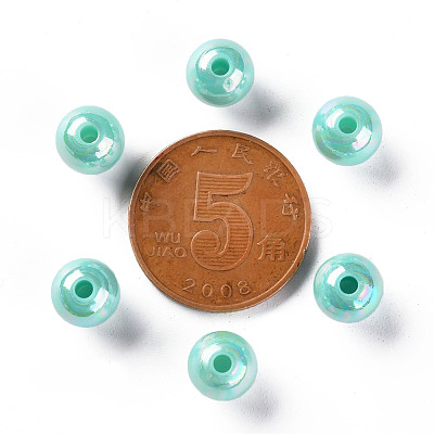 Opaque Acrylic Beads MACR-S370-D8mm-SS2107-1