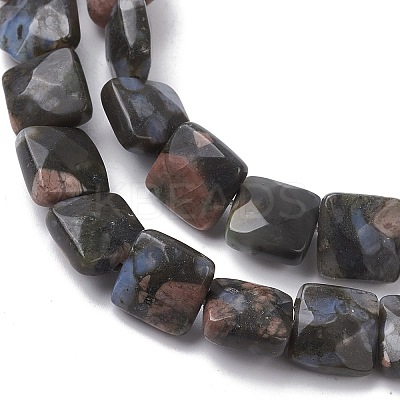 Natural Glaucophane Beads Strands G-K359-B20-01-1