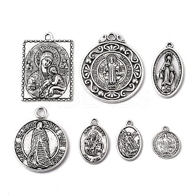 Tibetan Style Alloy Pendants TIBEP-PH0005-11AS-1