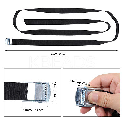 Elastic Adjustable Luggage Straps AJEW-CA0004-49-1