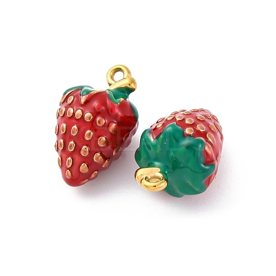 304 Stainless Steel Enamel Pendants STAS-B085-42G-04-1