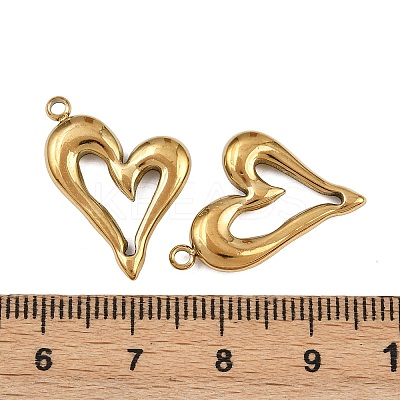 304 Stainless Steel Pendants STAS-L303-06G-1