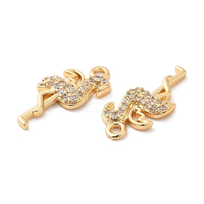 Brass Micro Pave Cubic Zirconia Pendants KK-F860-05G-1