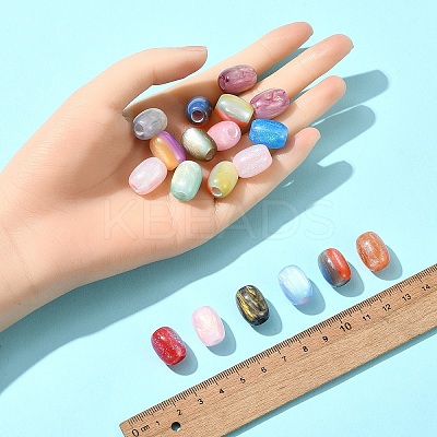 30Pcs 3 Styles Resin European Beads RESI-FS0001-71-1