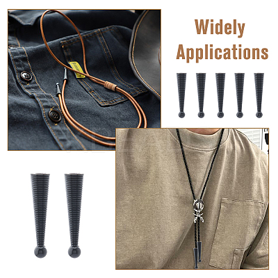10Pcs Alloy Cord Ends FIND-FH0009-40EB-1