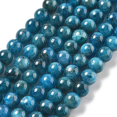 Natural Apatite Beads Strands G-O186-G01-01-1